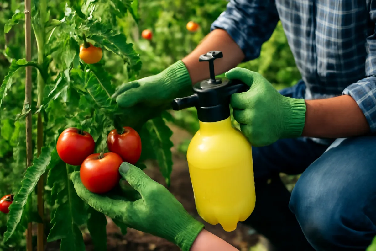 Coltivazione biologica di pomodori all’aperto: strategie pratiche per evitare parassiti comuni