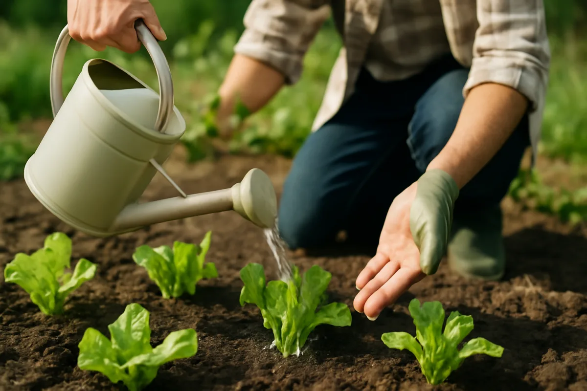 Tecniche di innaffiatura a mano efficaci: riduci sprechi d’acqua e previeni ristagni nel terreno