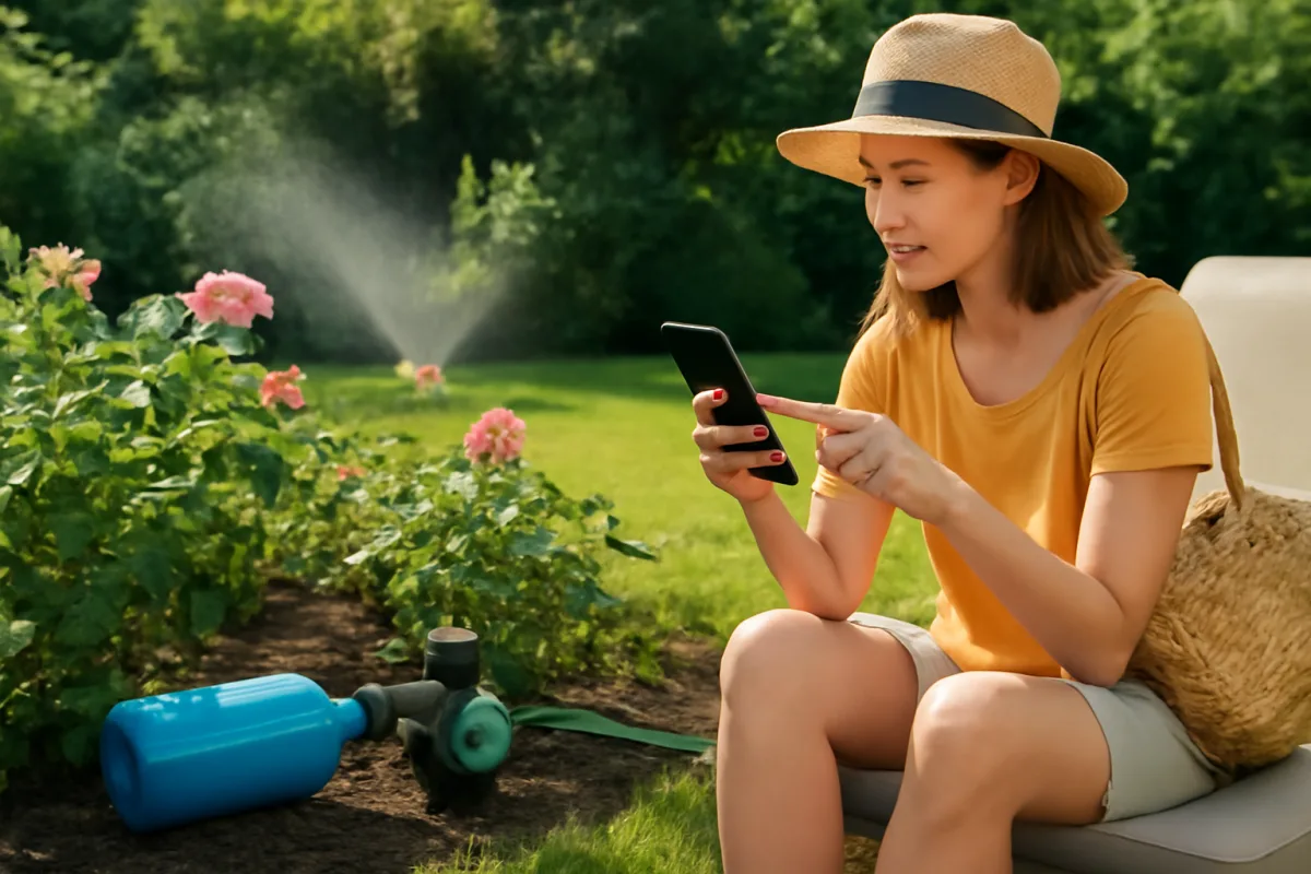 Come irrigare correttamente il giardino durante le vacanze? Sistema sicuro per piante sempre idratate