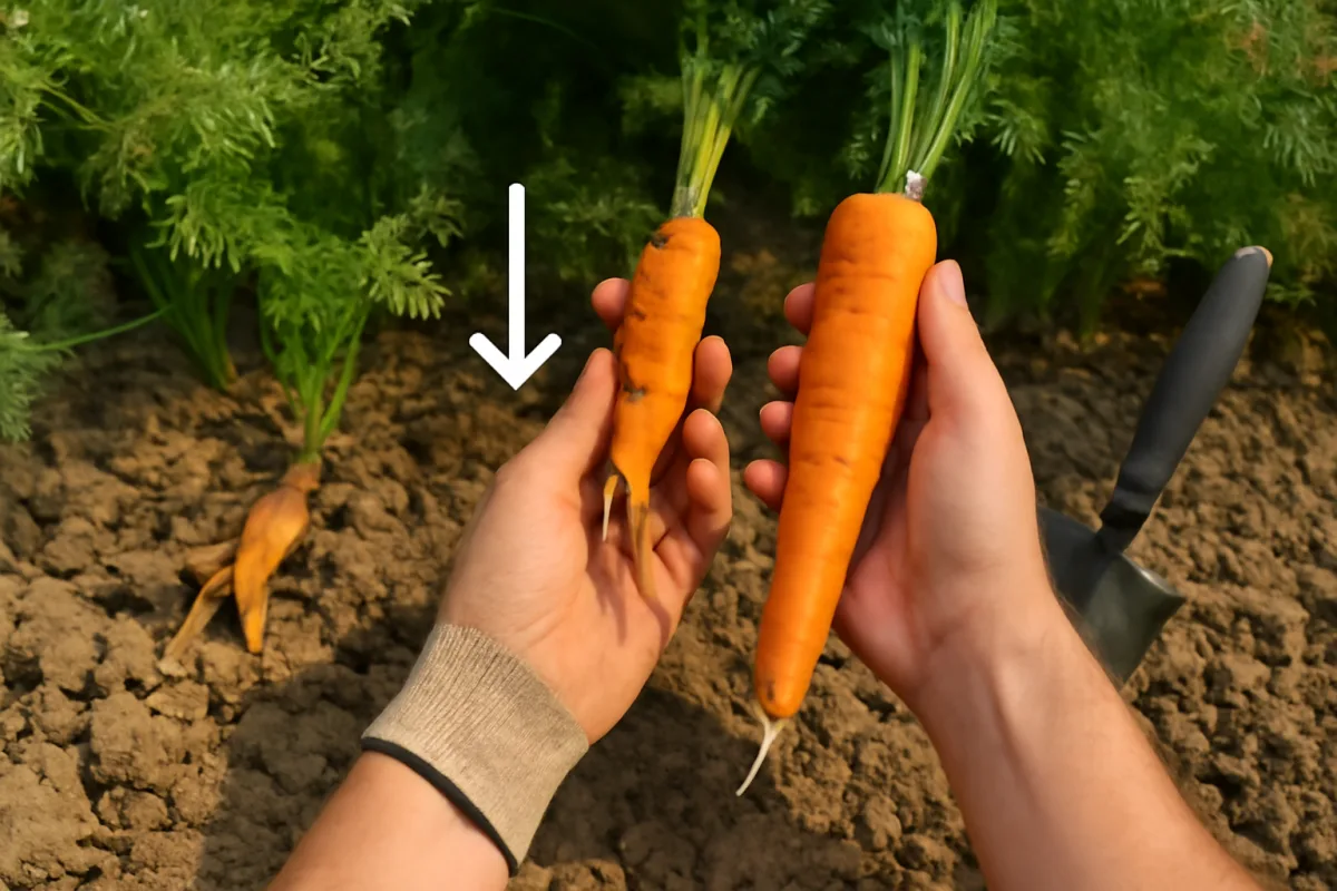 Coltivazione di carote in terreno argilloso: errori comuni e soluzione pratica per radici perfette