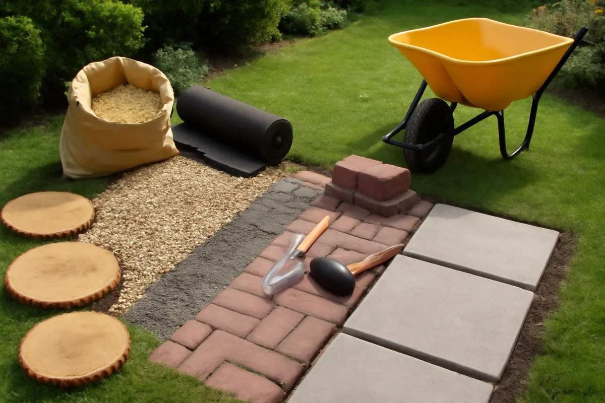 Percorsi da giardino fai da te: materiali consigliati per non incorrere in imprevisti