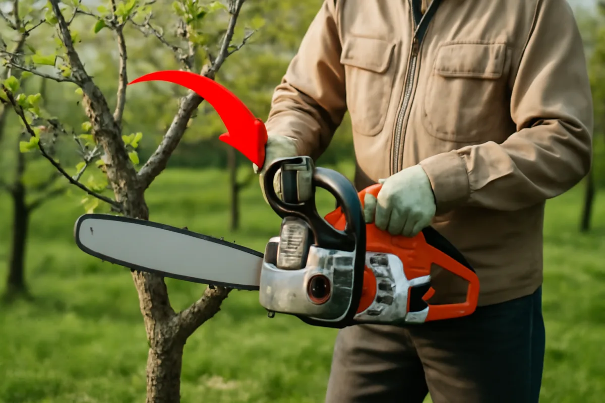Si può usare la motosega per i piccoli alberi da frutto? Evita danni irreversibili con la tecnica giusta