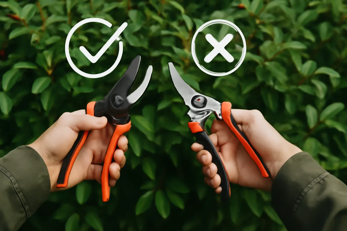 Come scegliere le forbici da giardino: differenze che semplificano i tagli netti e precisi