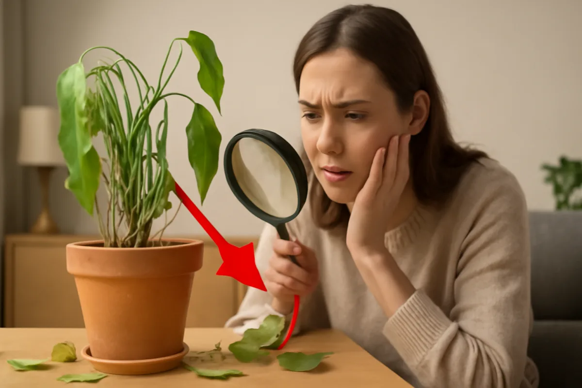 Perché le foglie della tua pianta cadono all’improvviso? Scopri l’errore nascosto