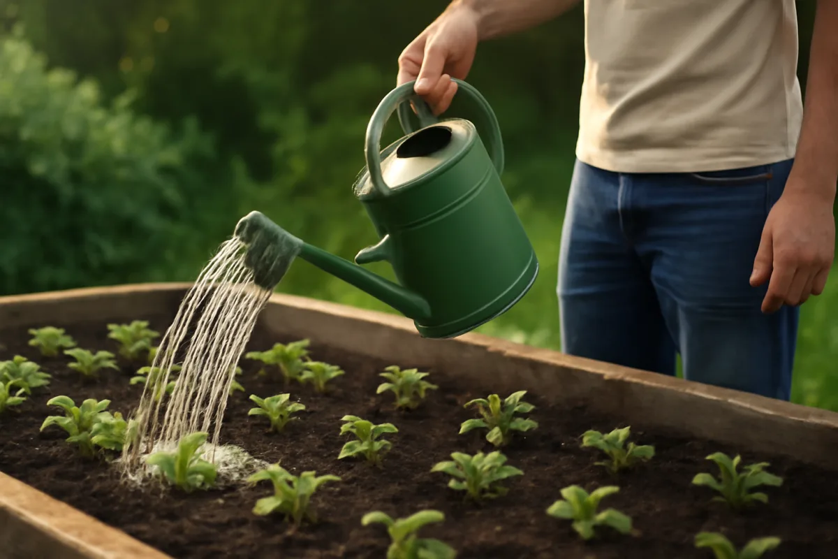 Perché usare l’annaffiatoio a doccia sottile? Garantisci irrigazione delicata e omogenea alle piantine giovani