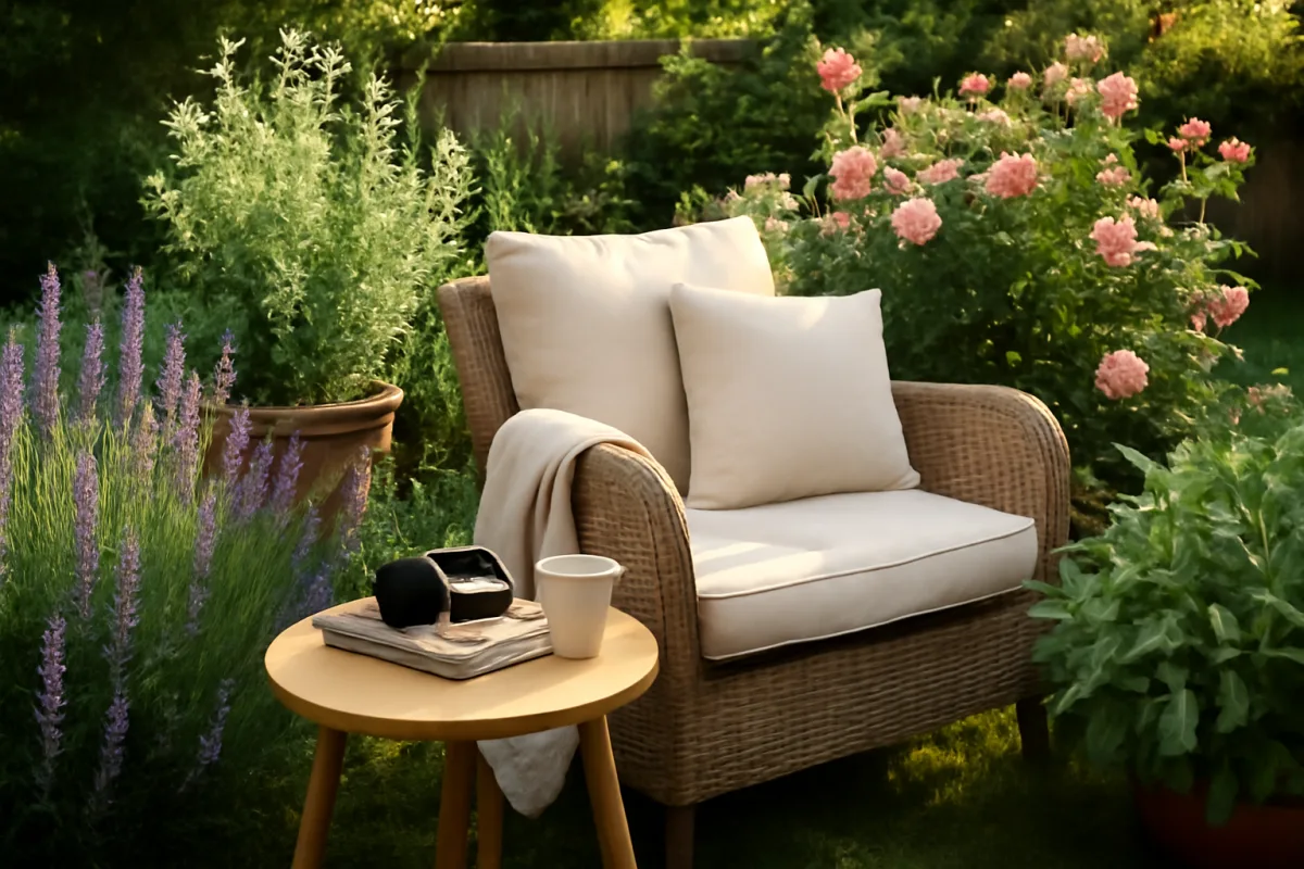 Allestire un angolo relax in giardino con piante profumate: benefici e soluzioni smart