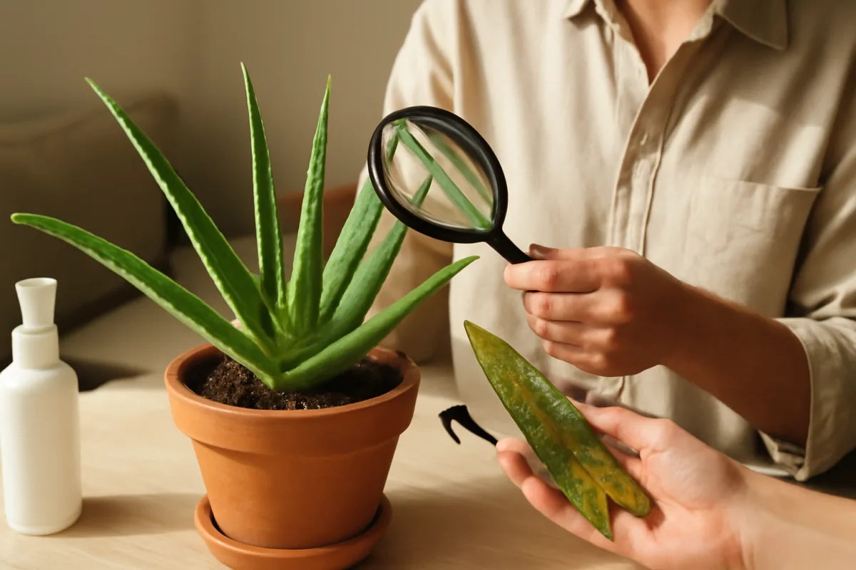 Aloe vera da appartamento: metodo infallibile per prevenire macchie marroni