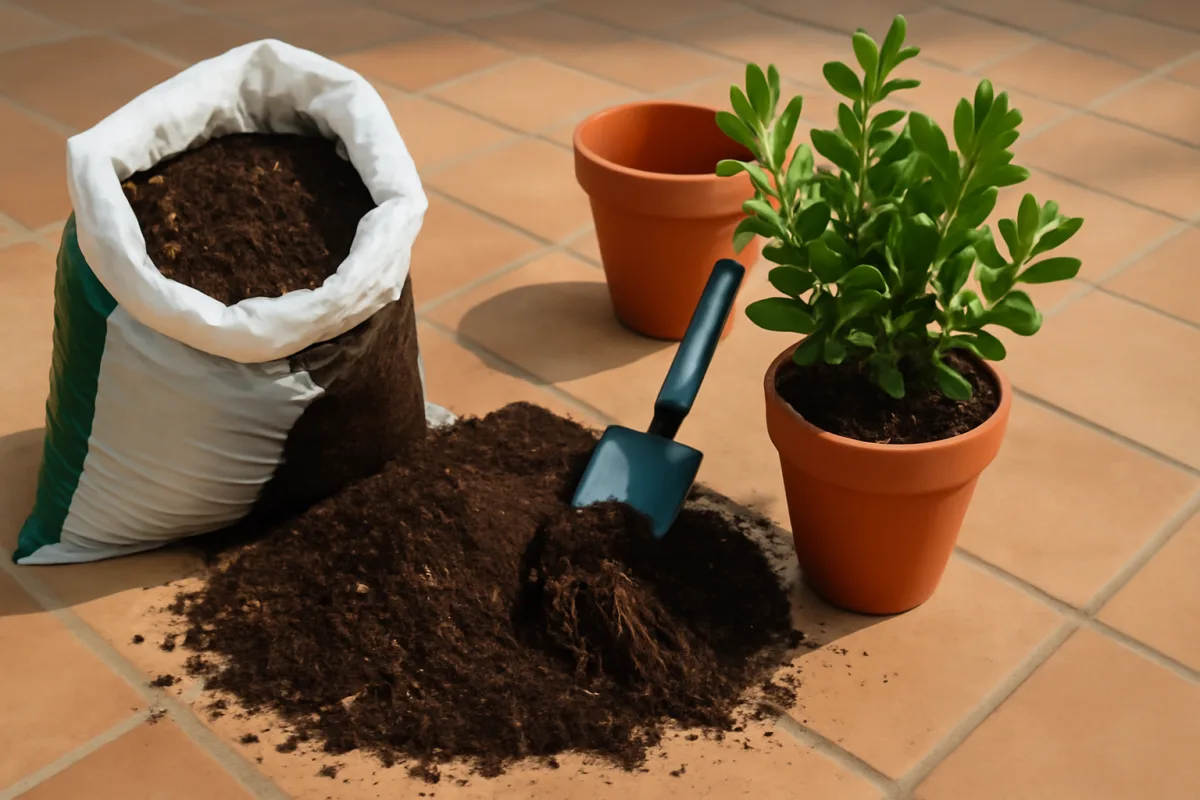 Terricci per terrazzi pavimentati: la miscela che garantisce piante sane e radici forti