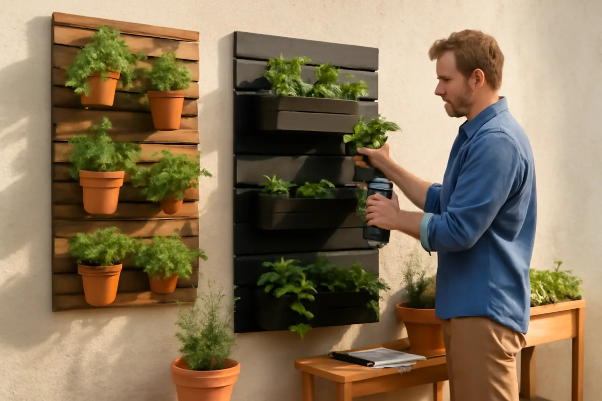 Allestire un giardino verticale su parete esterna: tecniche facili adatte anche ai principianti