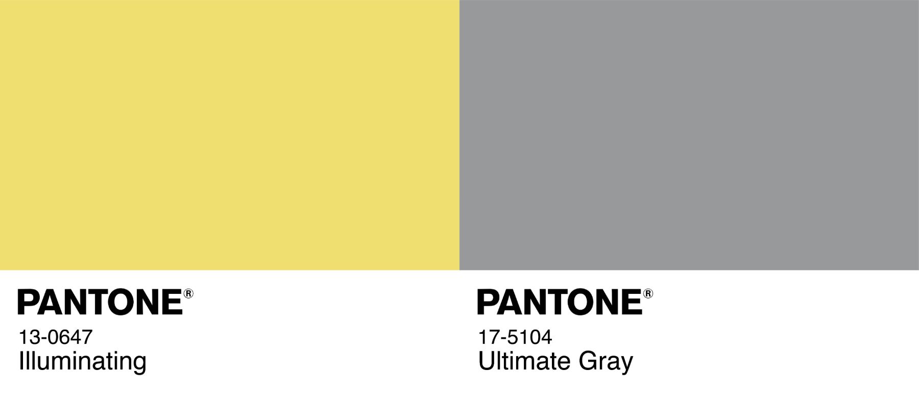 Illuminating Yellow e Ultimate Grey: la coppia Pantone per il 2021