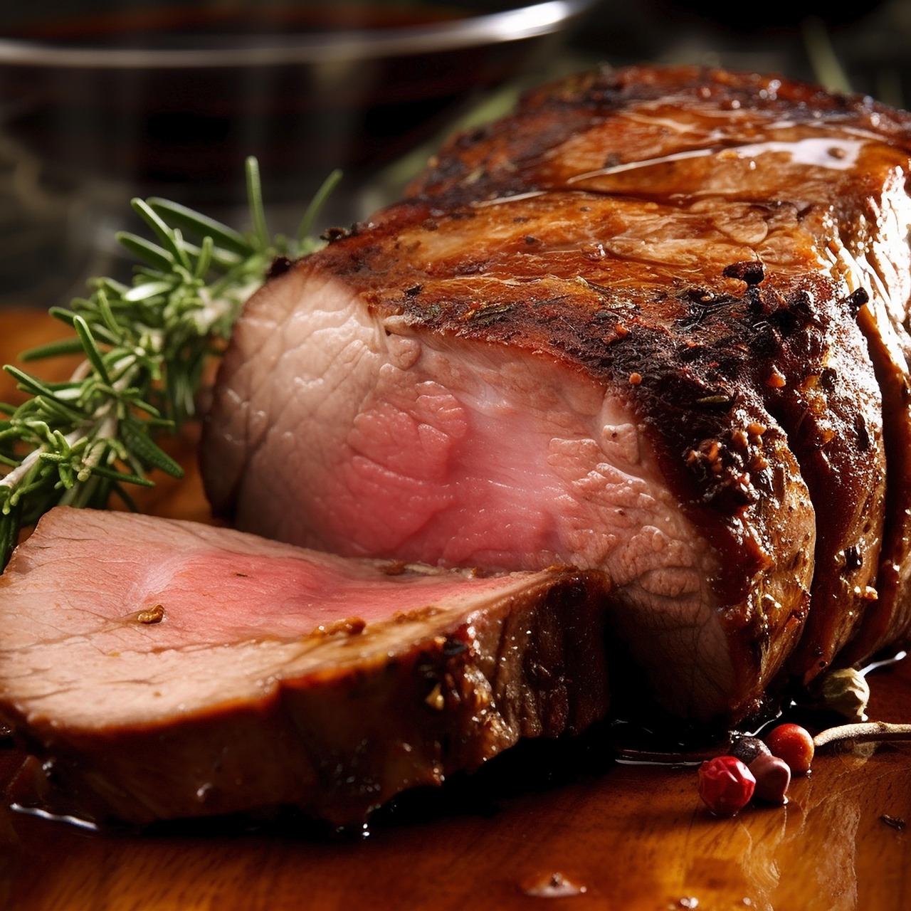 Arrosto succulento con contorni, preparato secondo il trucco dello chef per una cottura perfetta.